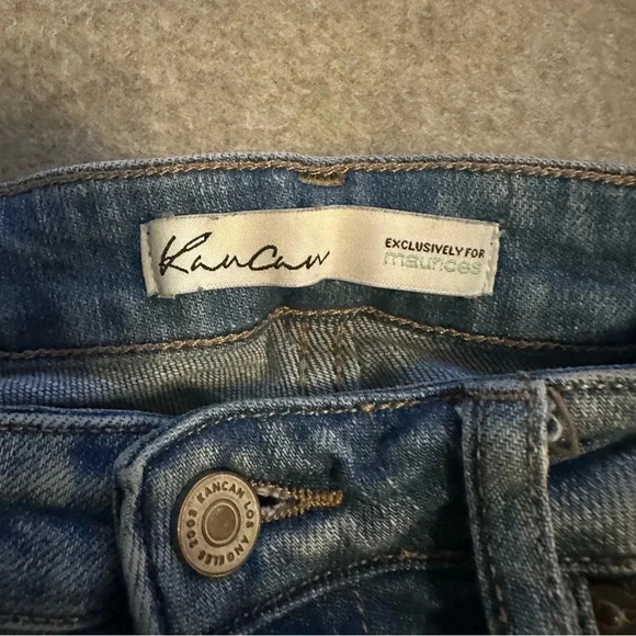 Kancan High Rise Medium Ripped Boyfriend Jean size 28 - Picture 5 of 9